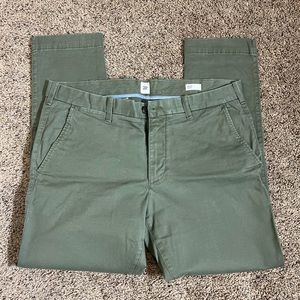 Gap pants chinos khakis SKINNY men 36 x 30 army green